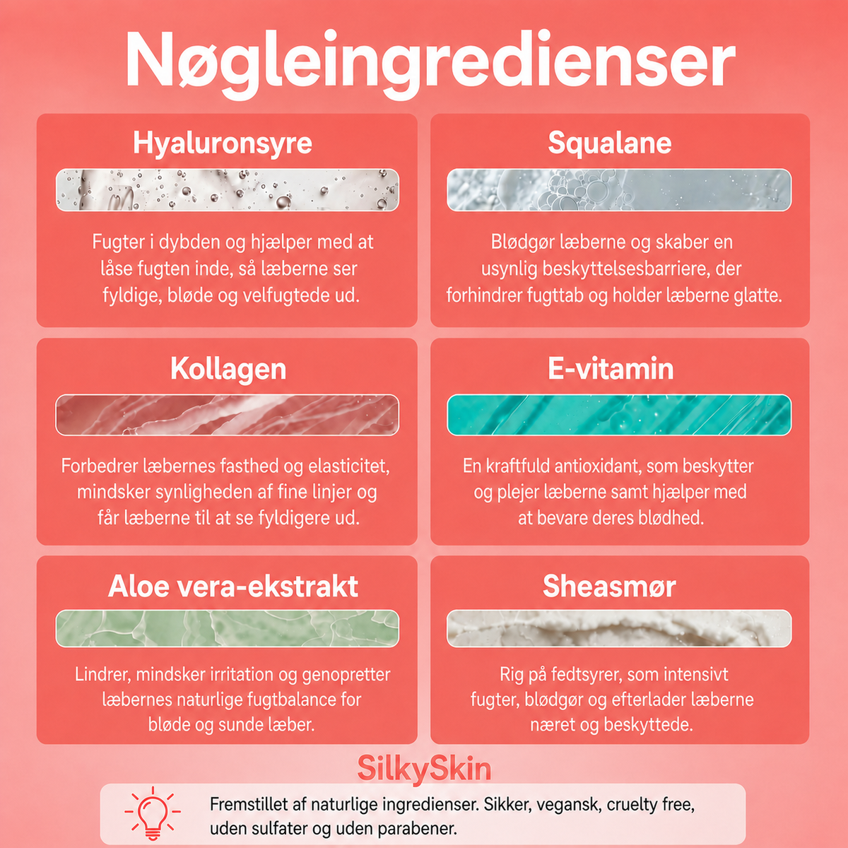 SilkyLips – Perfekt Nuance, Uden Tørre Læber