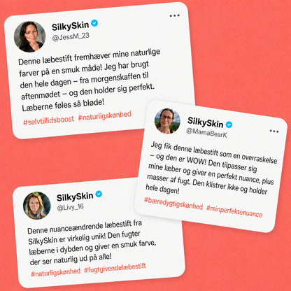 SilkyLips – Perfekt Nuance, Uden Tørre Læber